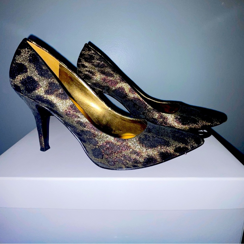 🐆Nine West Leopard Print High Heels